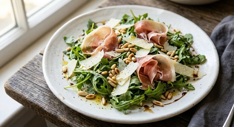 Gluten-Free Arugula Prosciutto Salad
