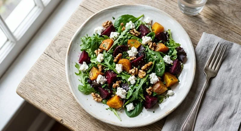 Gluten-Free Beet and Goat Cheese Salad