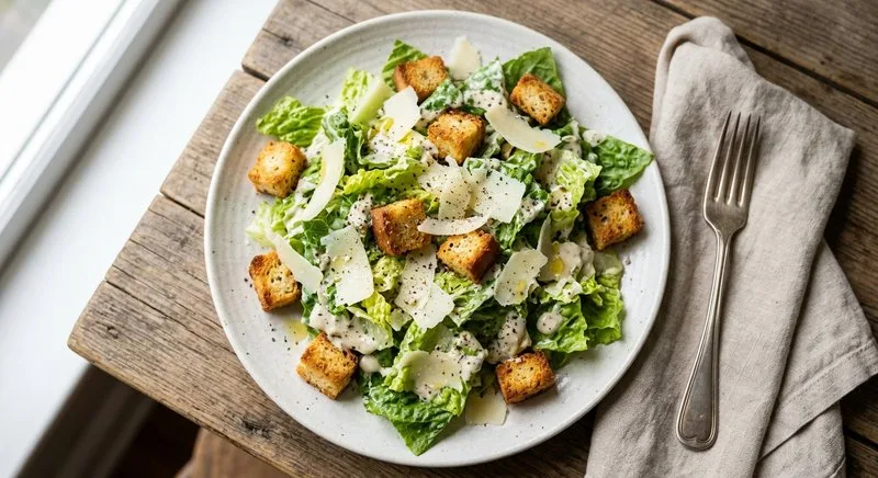 Gluten-Free Caesar Salad with Croutons