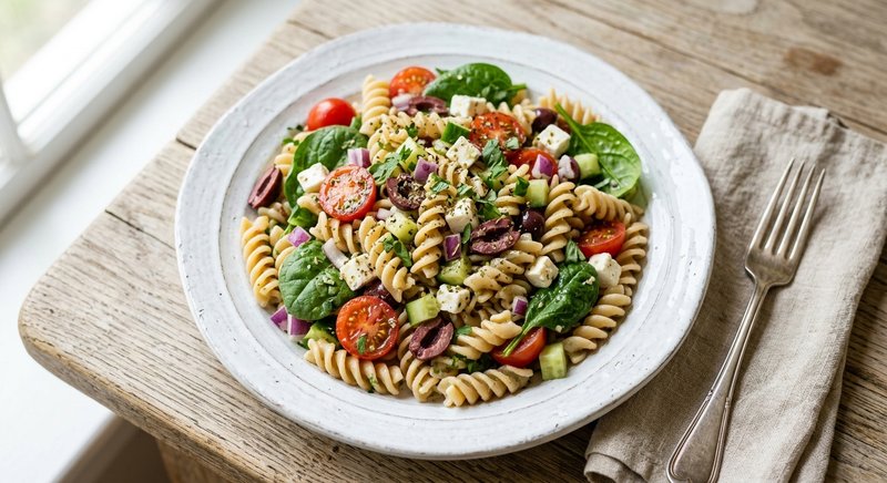 Gluten-Free Classic Pasta Salad — salads and sides recipe, serves 4
