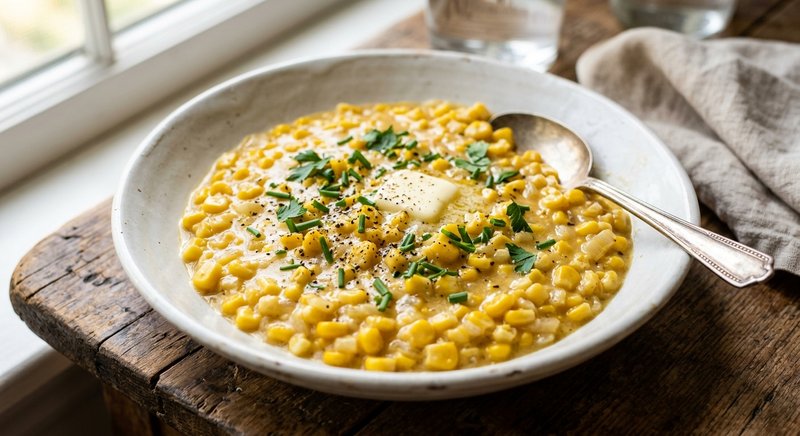 Gluten-Free Creamed Corn — salads and sides recipe, serves 4