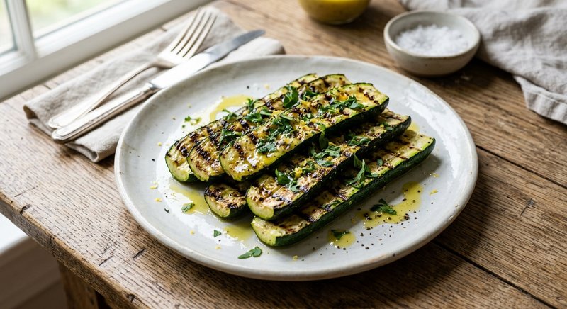 Gluten-Free Grilled Zucchini — salads and sides recipe, serves 4