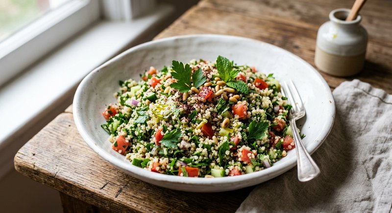 Gluten-Free Quinoa Tabbouleh — salads and sides recipe, serves 4