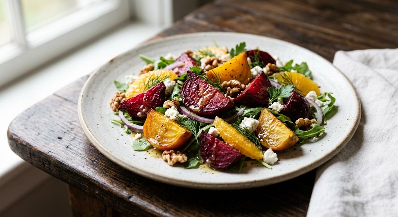 Gluten-Free Roasted Beets — salads and sides recipe, serves 4