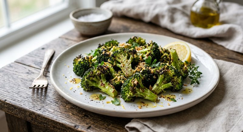 Gluten-Free Roasted Broccoli — salads and sides recipe, serves 4