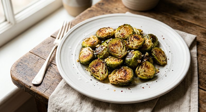 Gluten-Free Roasted Brussels Sprouts — salads and sides recipe, serves 4