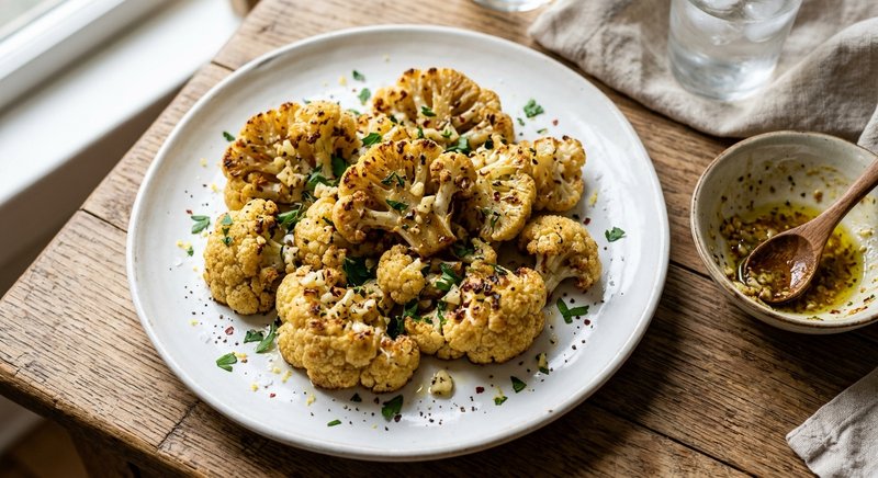 Gluten-Free Roasted Cauliflower — salads and sides recipe, serves 4