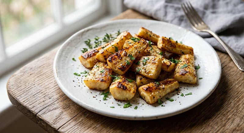 Gluten-Free Roasted Parsnips — salads and sides recipe, serves 4
