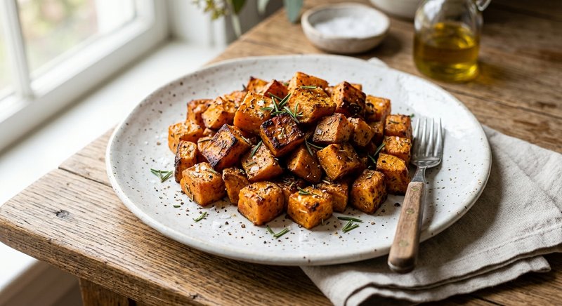 Gluten-Free Roasted Sweet Potatoes — salads and sides recipe, serves 4