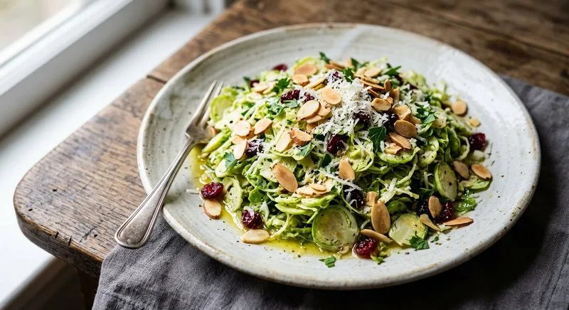 Gluten-Free Shaved Brussels Sprout Salad