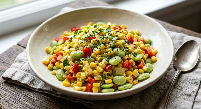 Gluten-Free Sweet Corn Succotash