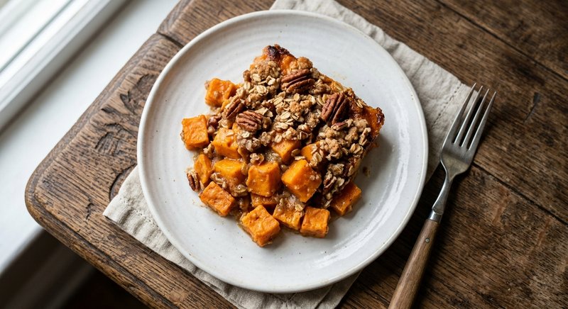 Gluten-Free Sweet Potato Casserole — salads and sides recipe, serves 4