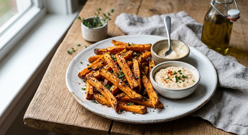 Gluten-Free Sweet Potato Fries — salads and sides recipe, serves 4