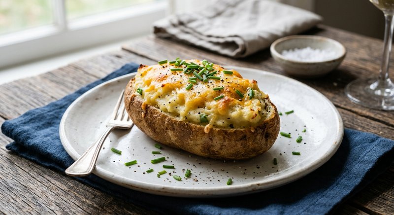 Gluten-Free Twice-Baked Potato — salads and sides recipe, serves 4