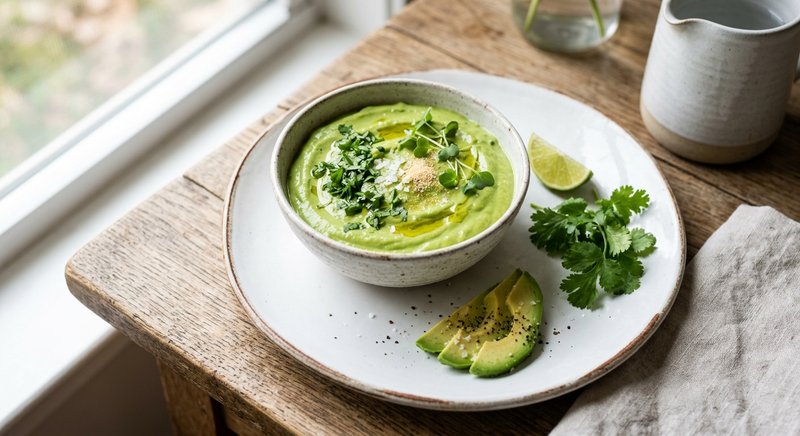 Gluten-Free Avocado Crema — snacks recipe, serves 4