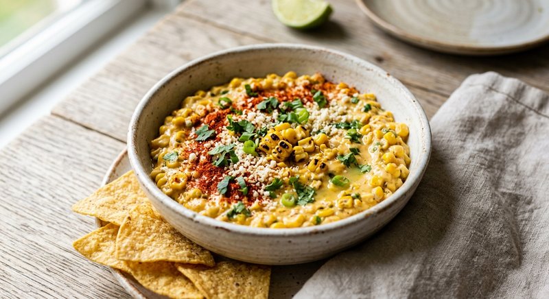 Gluten-Free Elote Dip — snacks recipe, serves 4