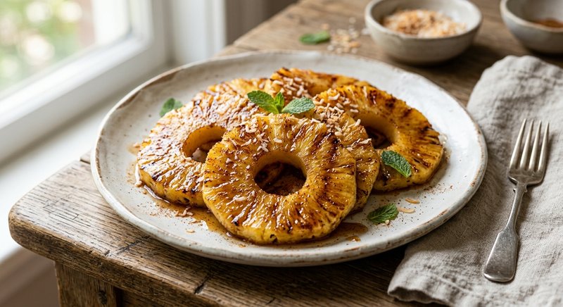 Gluten-Free Grilled Pineapple — snacks recipe, serves 4