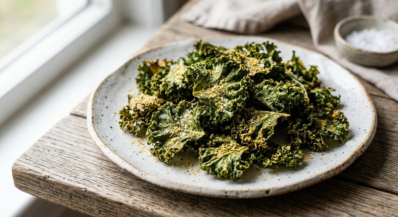 Gluten-Free Kale Chips — snacks recipe, serves 4