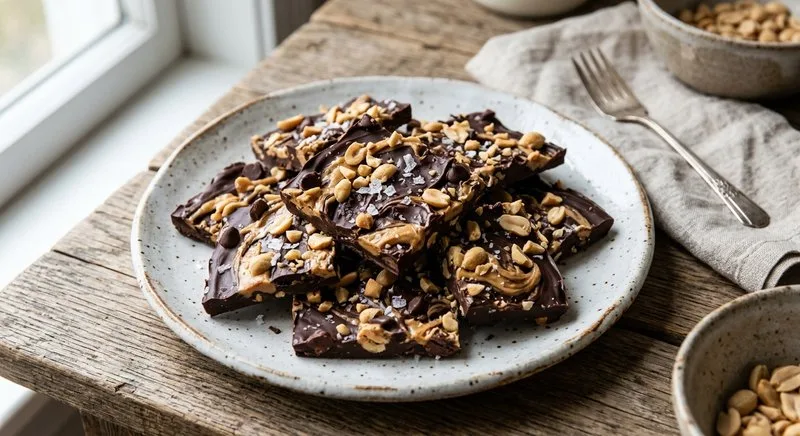 Gluten-Free Peanut Butter Chocolate Bark