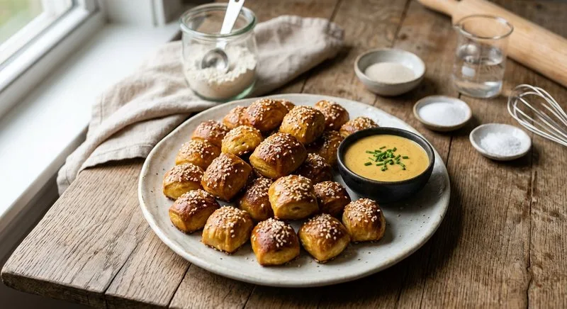 Gluten-Free Pretzel Bites with Dough