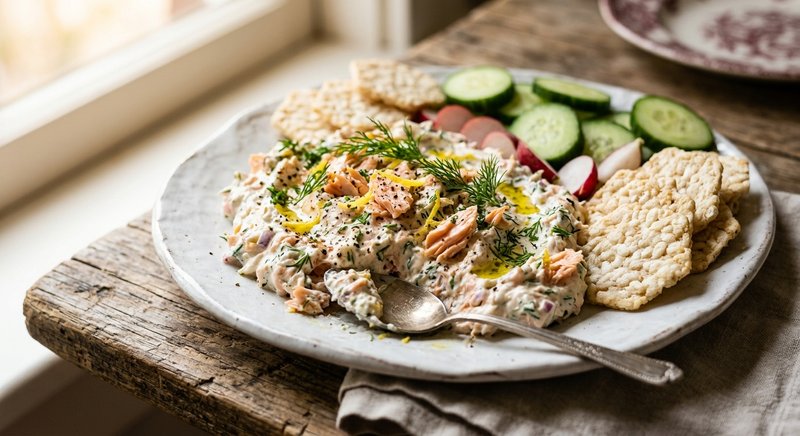 Gluten-Free Salmon Dip — snacks recipe, serves 4
