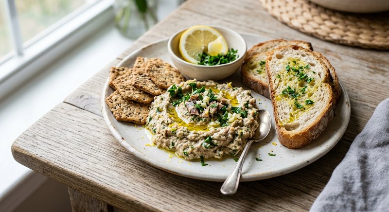Gluten-Free Sardine Dip — snacks recipe, serves 4