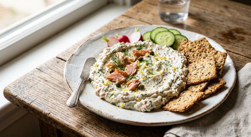 Gluten-Free Smoked Trout Dip — snacks recipe, serves 4
