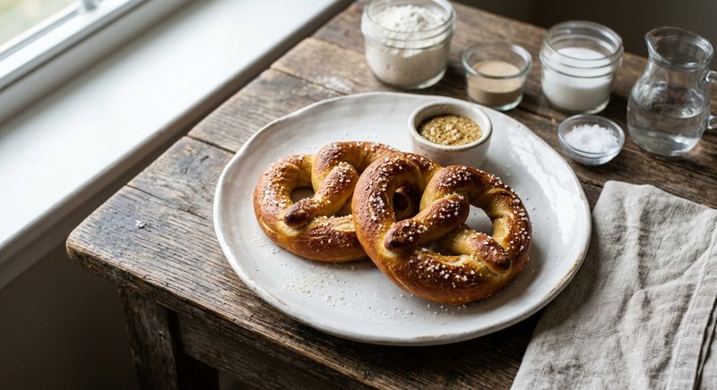 Gluten-Free Soft Pretzels GF Small — snacks recipe, serves 4