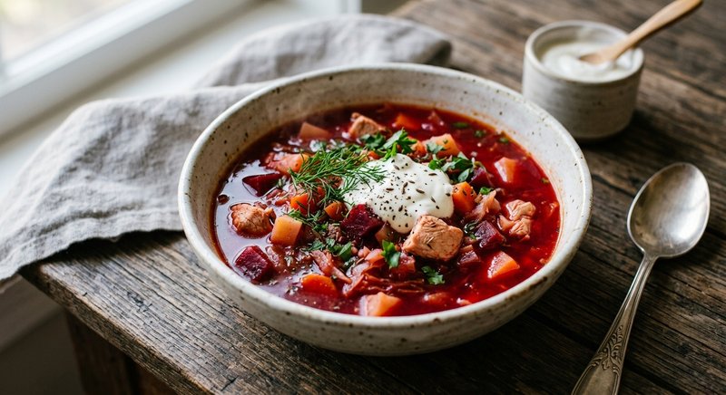 Gluten-Free Borscht — soups and stews recipe, serves 4