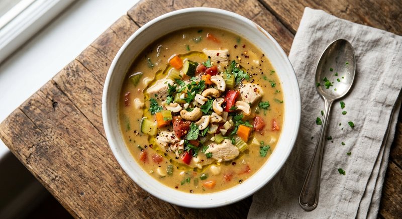 Gluten-Free Cashew Soup — soups and stews recipe, serves 4