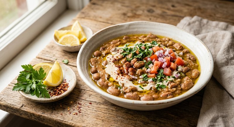 Gluten-Free Egyptian Ful Medames — soups and stews recipe, serves 4