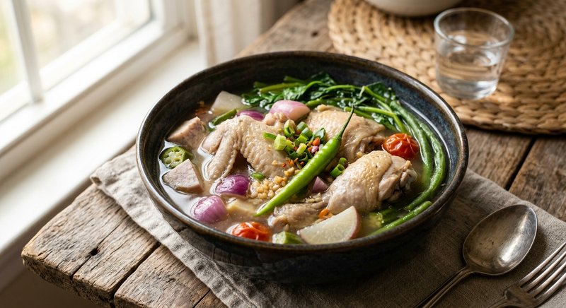 Gluten-Free Filipino Sinigang — soups and stews recipe, serves 4