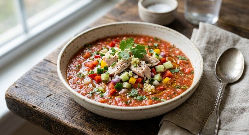 Gluten-Free Gazpacho — soups and stews recipe, serves 4
