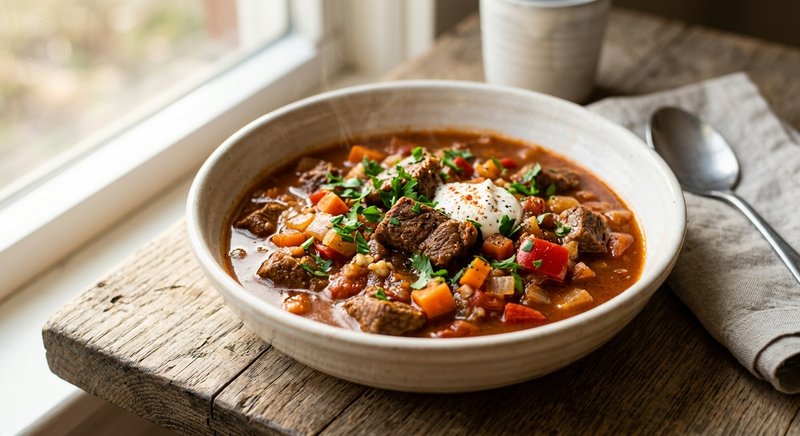Gluten-Free Hungarian Goulash — soups and stews recipe, serves 4