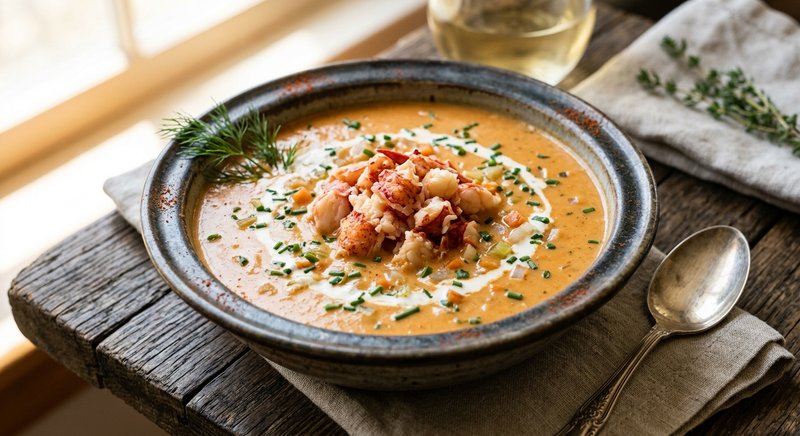 Gluten-Free Lobster Bisque — soups and stews recipe, serves 4