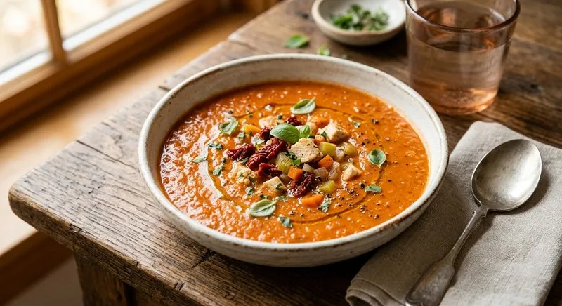 Gluten-Free Sun-Dried Tomato Soup