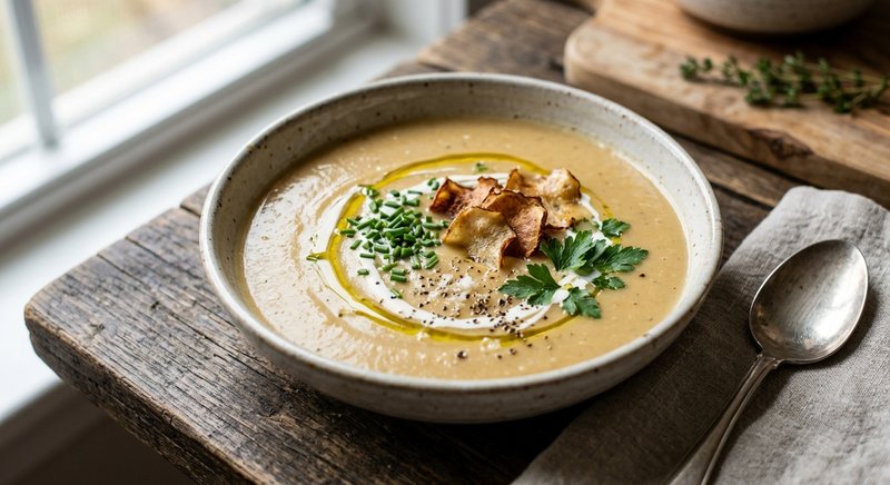 Gluten-Free Sunchoke Soup — soups and stews recipe, serves 4