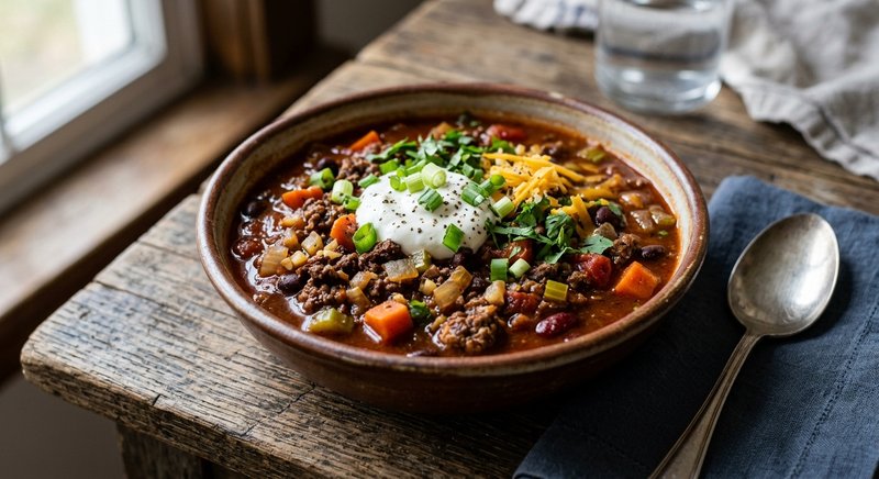 Gluten-Free Venison Chili — soups and stews recipe, serves 4