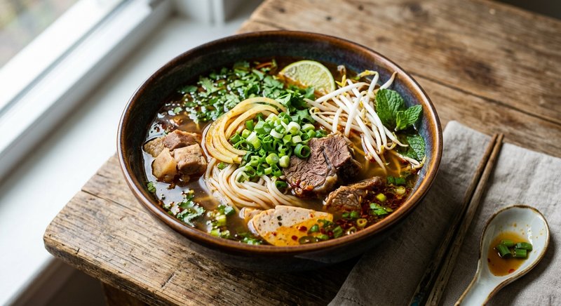 Gluten-Free Vietnamese Bun Bo Hue — soups and stews recipe, serves 4